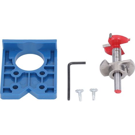 Kit de perçage pour charnières invisibles 35mm, outil pour portes et fenêtres (1/5)