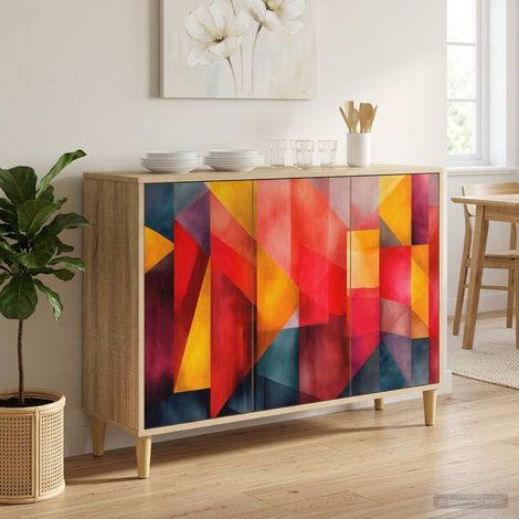 Aparador HEESCH Sonoma 102 x 33 x 75 cm Madera de ingeniería (1/4)