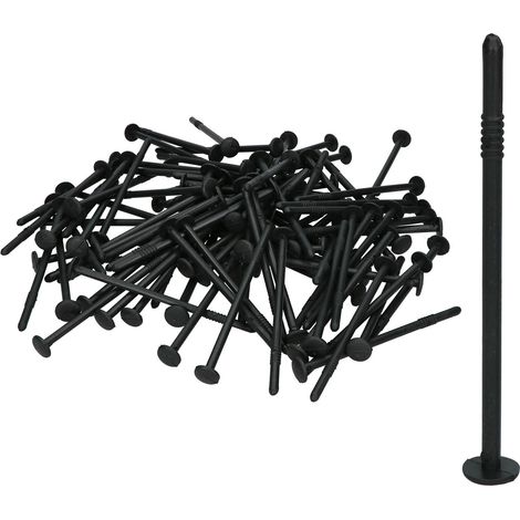 KOTARBAU® Agrotextile Goupilles d'ancrage en plastique Set 12 cm 100 pièces