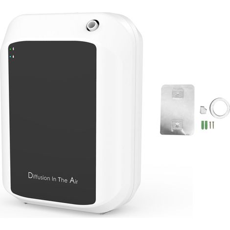 Diffuseur d'huile essentielle aromathérapie connecté Bluetooth 150 ml machine à parfum air intelligent commande APP murale hôtel spa noir et blanc (1/5)
