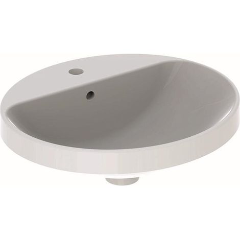 Lavabo a incasso soprapiano cpr ellisse 50x45 cm — Geberit
