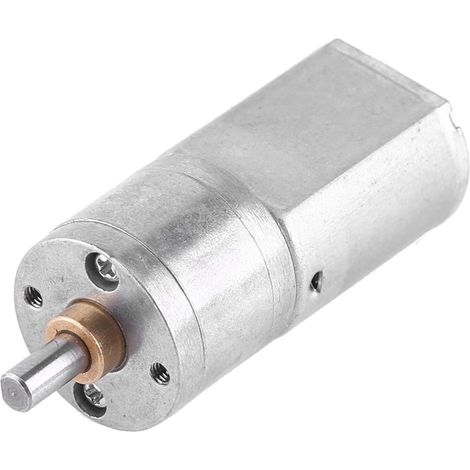 Moteur à Engrenages DC 12 V, Moteurs électriques Moteurs de Ventilateur à Couple élevé Micro Réducteur de Vitesse électrique Moteur à Engrenages à Arbre de Sortie Central(100RPM) (1/3)
