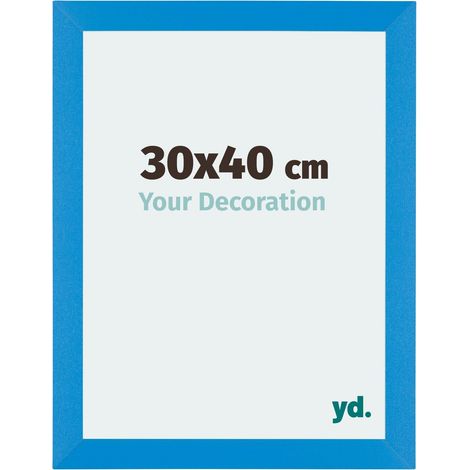 Cadre Puzzle 30x40 cm - Bleu Brillant - MDF - Mura. (1/5)