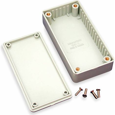 HAMMOND ELECTRONICS 1591AGY CONTENITORE EURO 100 X 50 X 25 ABS GRIGIO (RAL 7035) 1 PZ. (1/2)