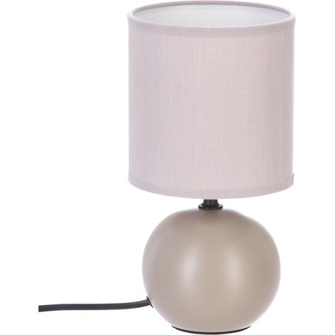 Timeo beige Nachttisch-/Schreibtischlampe
