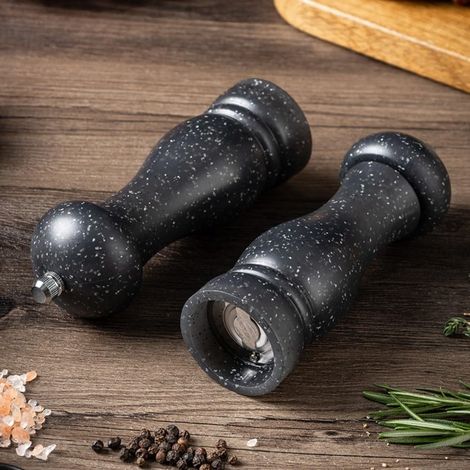 FUBESK Moulin à poivre réglable pour cuisine - épices avec de sel (1/5)