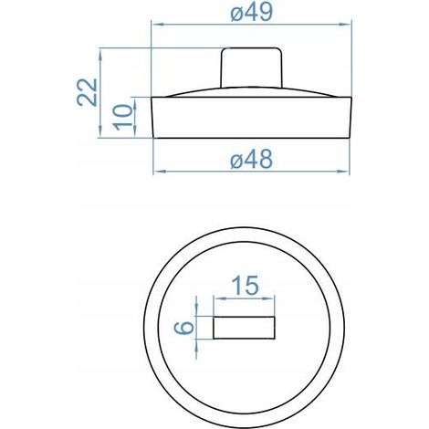 Blanco tappo per lavabo nero diametro 42 mm