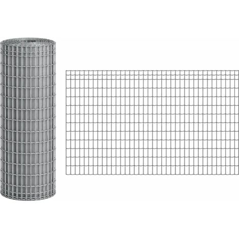 20 m de rouleau grillage soudé PVC - Maille 100x50mm - Fil 2,1mm - Hauteur 1,20 m