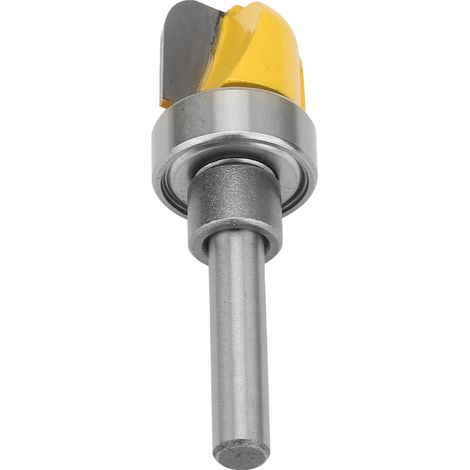 Fraise de défonceuse pour bois, gabarit bol et plateau 3/4" avec queue 1/4" (1/5)