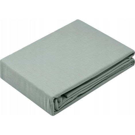 eurofirany Horizon telo letto elasticizzato colore salvia 160x200 cm