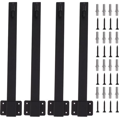 4pcs Suspension Outdoor String Light Poles Iron Light Poles for String Lights Hanging with Clip Holder Light Post Mounting Stand (1/5)
