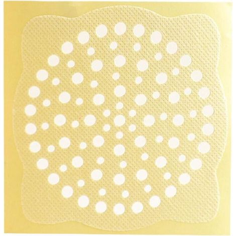 Filtre Cheveux Pour Drain Douche - Adhésif Autoportant - Maille Fine 15 x 15 cm - Usage Jetable - 1 Pièce (1/5)