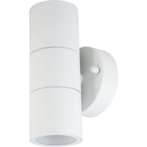 V-TAC Doppelter LED-Wandstrahlerhalter 2GU10 Abgerundet Mattweiß IP44 (1/5)