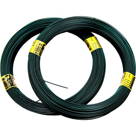 FILO LEGATURA PLASTICATO D 1,0-1,5MM 100 M VERDE- 25,0 rotoli