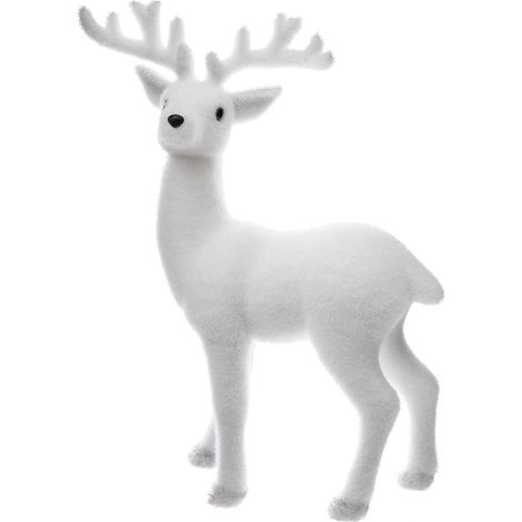 Weihnachtsdekoration, stehendes Rentier, H 47 cm - Atmosphera créateur d'intérieur