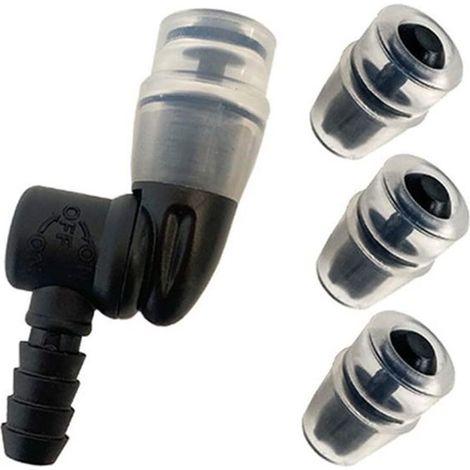 Lot de 2 embouts buccaux en silicone, valve de morsure pour réservoir d'hydratation, compatible poche à eau, idéal randonnée et vélo (1/2)