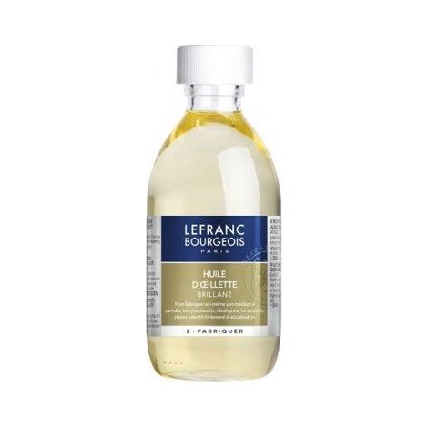 Huile de Pavot - Lefranc & Bourgeois - 250 ml - Moins dessiccant - Moins jaunissant