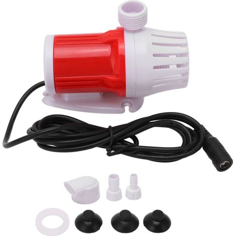 Pompe de surpression pour circulation d'eau, 1200l/h, 20W, DC12V, sans balais, pour Aquarium (1/5)