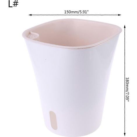 Hier ist ein neuer, für Französisch optimierter Titel für Ihr Produkt mit maximal 190 Zeichen: Großer selbstbewässernder Topf für Pflanzen, Innendekoration, Garten, Balkon, pflegeleicht, automatische 