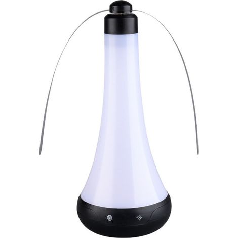 Ventilatore multifunzione con funzione repellente per foglie, repellente per mosche da appendere per uso esterno, LED, ricaricabile, controllo touch, repellente per zanzare (1/4)