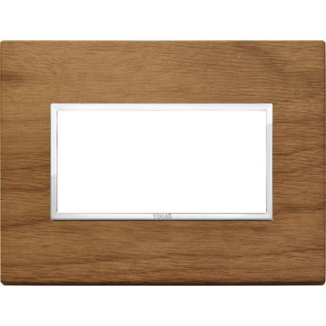 VIMAR - 21654.31 Placca 4M noce italiano
