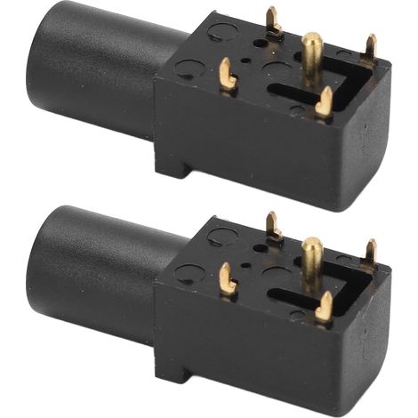 Lot de 2 douilles banane sûres 4mm pour circuit imprimé soudées en laiton PA, connexion test multimètre contrôle tension CAT II 1000V 24A (1/5)