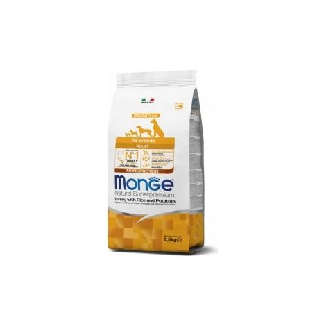 Monge Monoprotein-Truthahn mit Reis und Kartoffeln 2,5 kg