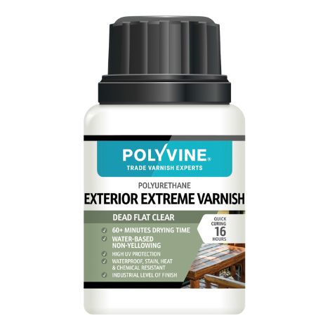 Polyvine - Exterior Extreme Varnish - Dead Flat - 100ml