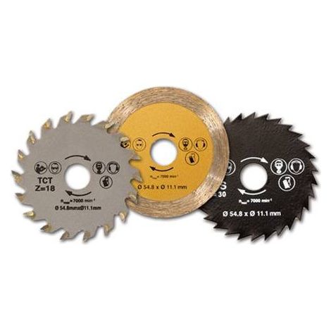 KIT 3 lames Cyclorazer - Venteo - Gris- Adulte