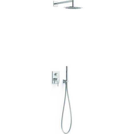 Kit mitigeur encastré 2 voies Rapid‑box pour douche Max Chrome - TRES 06238004