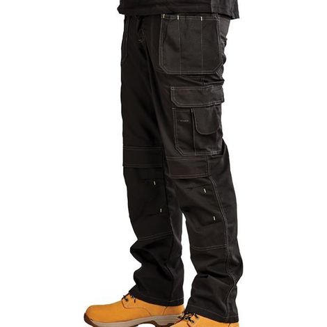 Stanley Clothing Iowa Holster Trousers – Black, Waist 36 inches, Leg 29 inches