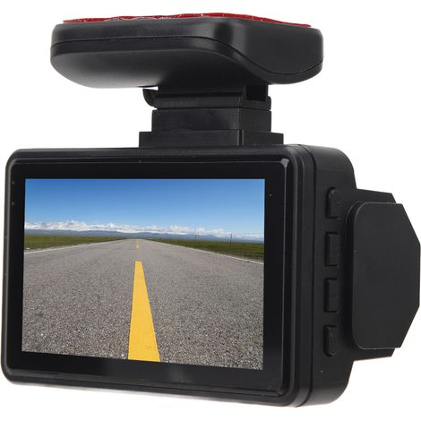 Caméra embarquée pour voiture, double objectif avant et arrière, écran IPS HD 3 pouces rotatif, vision nocturne 1080p, enregistreur pour la conduite et le stationnement. (1/5)
