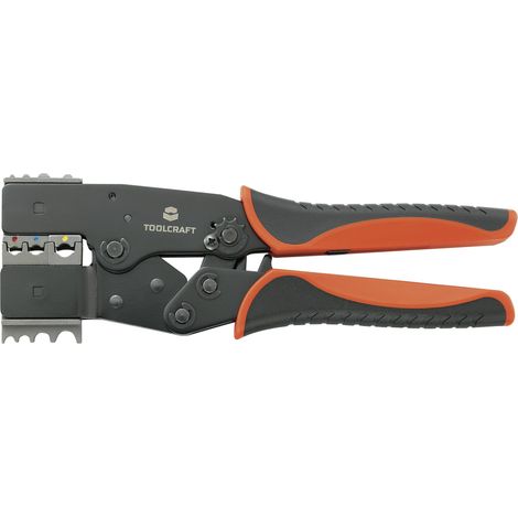 Pince à sertir TOOLCRAFT 2-i-1 818644 pour connecteur plat isolé, pour cosses, pour connecteurs de j (1/5)