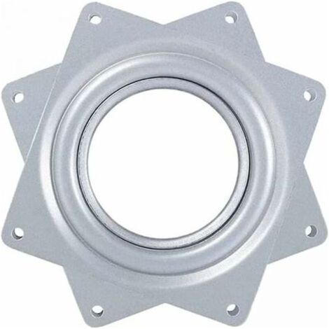 1 Plaque Pivotante,Acier Galvanisé,Roulement à Billes,Rotation 360 Degrés,Charge 20 kg,Meubles et Tabourets (1/5)