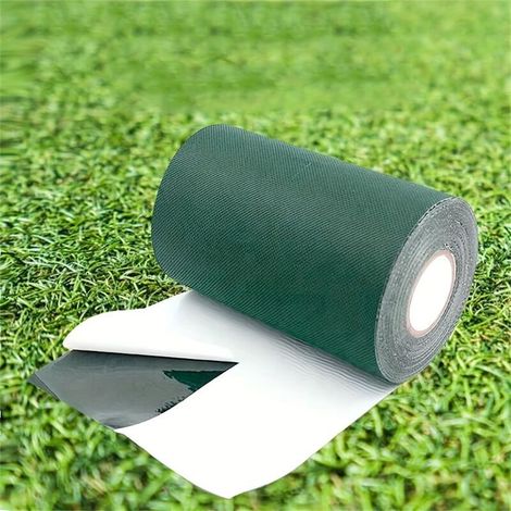 Ruban de jointoiement pour pelouse 5x500cm, ruban de jointoiement pour pelouse, forte adhérence, convient pour les pelouses extérieures, les tapis DIY (1/4)