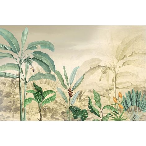 Papier peint panoramique - Forêt Tropicale - 130 cm x 85 cm (1/2)