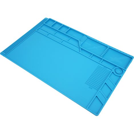 Tapis de travail magnétique isolant en silicone, tapis de soudure résistant à la chaleur, coussin d'isolation thermique (1/5)