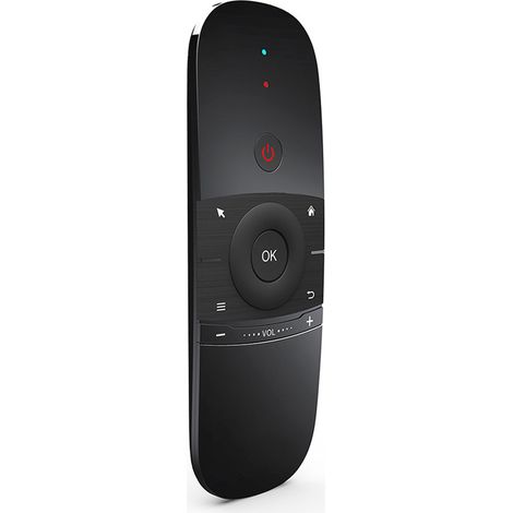 Télécommande Air Mouse 2,4 GHz avec Clavier, Capteurs Gyroscopiques Intégrés Télécommande sans Fil Air Fly Mouse Rechargeable pour Android TV Box, Smart TV, Ordinateur, Projecteur, HTPC (1/5)