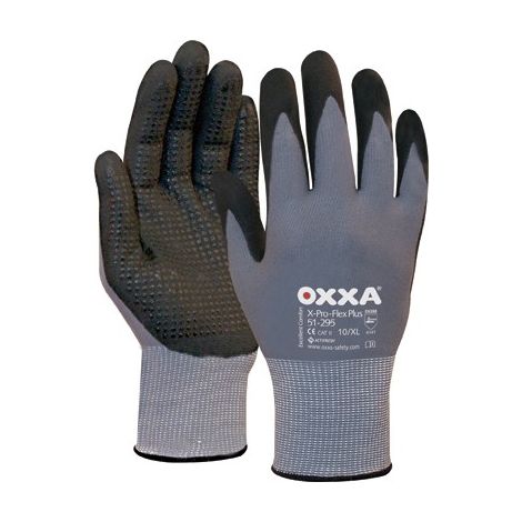 Guanti Oxxa X-Pro-Flex Più Nft, Formato 8, Il Nero (A 12)