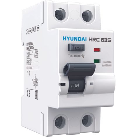 Interrupteur différentiel 2P, 63A, 300mA, Type AC (1/3)