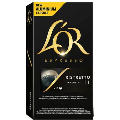 LOr Caffè Capsule Nespresso -
 Espresso Ristretto - Confezione 10 Capsule -
