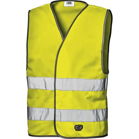 SIR SAFETY SYSTEM STRAP Gilet de travail à bandes réfléchissantes jaune haute visibilité Taille M