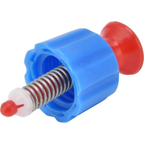 Soupape de sécurité antidéflagrante pour pulvérisateur 3L/5L/8L, soupape de décharge d'air, soupape automatique, soupape de sécurité, accessoires pour pulvérisateur (rouge et bleu) (1/5)