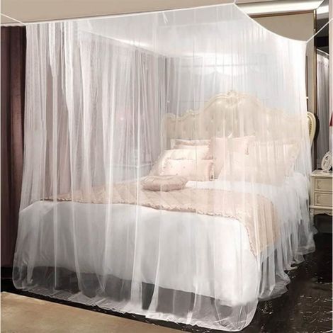 Moustiquaire - Grande Ciel de lit - 230 x 220 x 235 cm - 100% polyester - Lavable