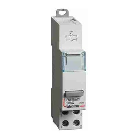 BTIFN51NACI Interruptor doble 1NO+1NC - 20A - 230V - Módulo 1 DIN