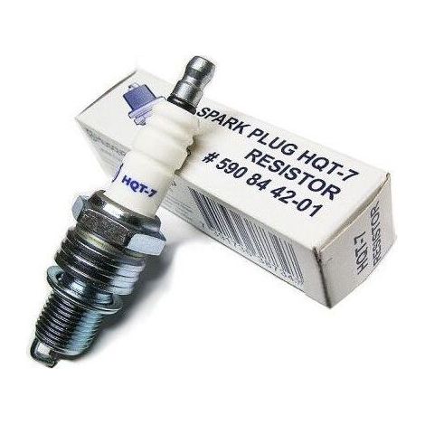 Bougie d'allumage moteur – Accessoire pour tondeuse – Compatible débroussailleuses 333/535 – Installation facile sans outil - HQT-7