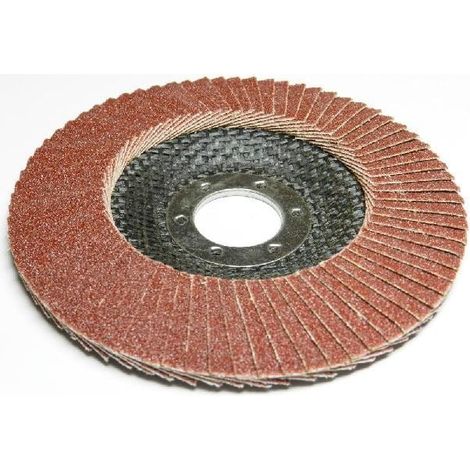 RUOTA LAMELLARE 125mm P 60 CONVESSO /ARGENTO
