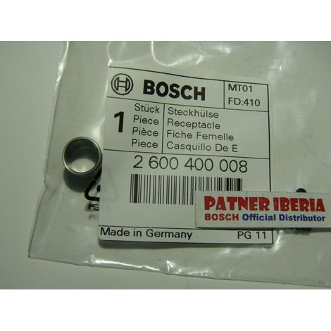 Repuesto original BOSCH 2600400008  Receptáculo