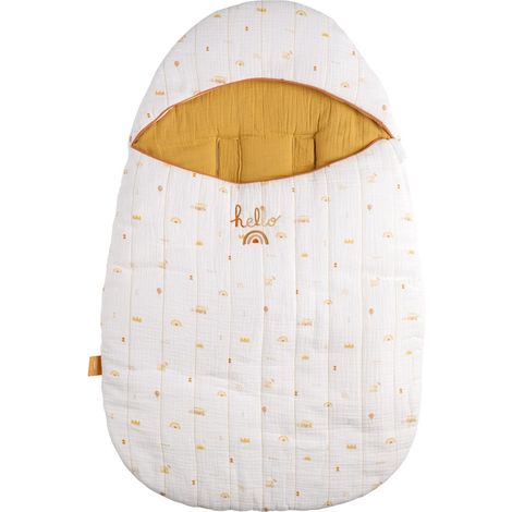 Nid d'ange - SAUTHON - SUNLIGHT - 0-4 mois - Mousseline de coton - Imprimé motif (1/5)