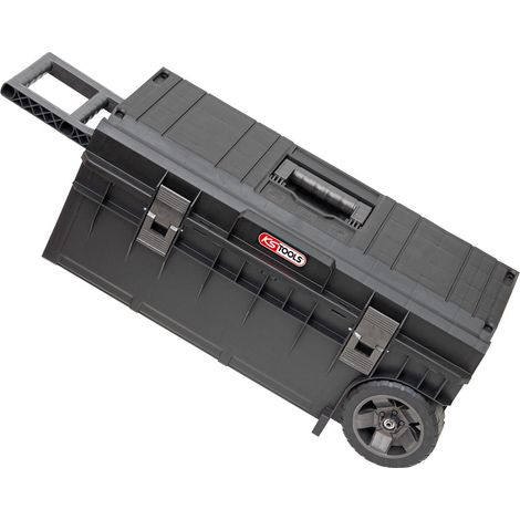 KS Tools - caisse à outils transportable SCM avec trolley - boite à outils sur roulettes - caisse à outils mobile avec trolley - 850.0389F
